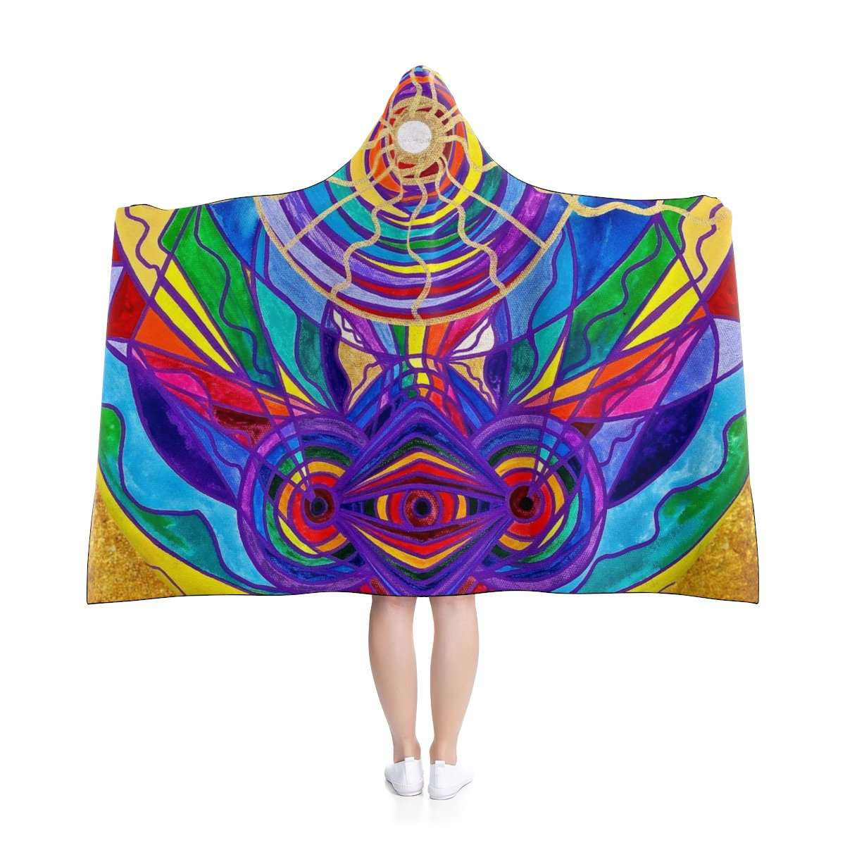 Raise Your Vibration - Hooded Blanket