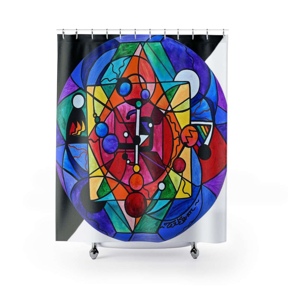 Arcturian Divine Order Grid - Sprchové závěsy