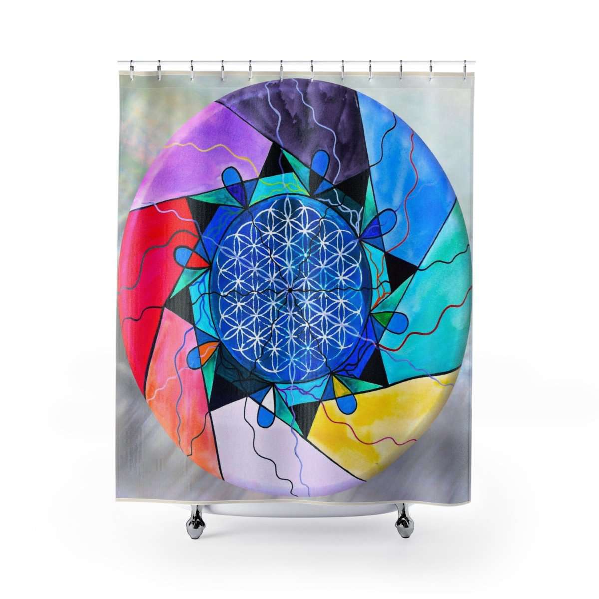 The Flower of Life - Shower Curtains