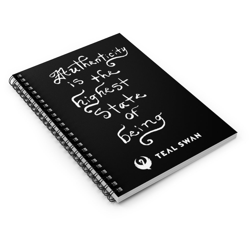 Authenticity Is Quote - Spiral Notebook