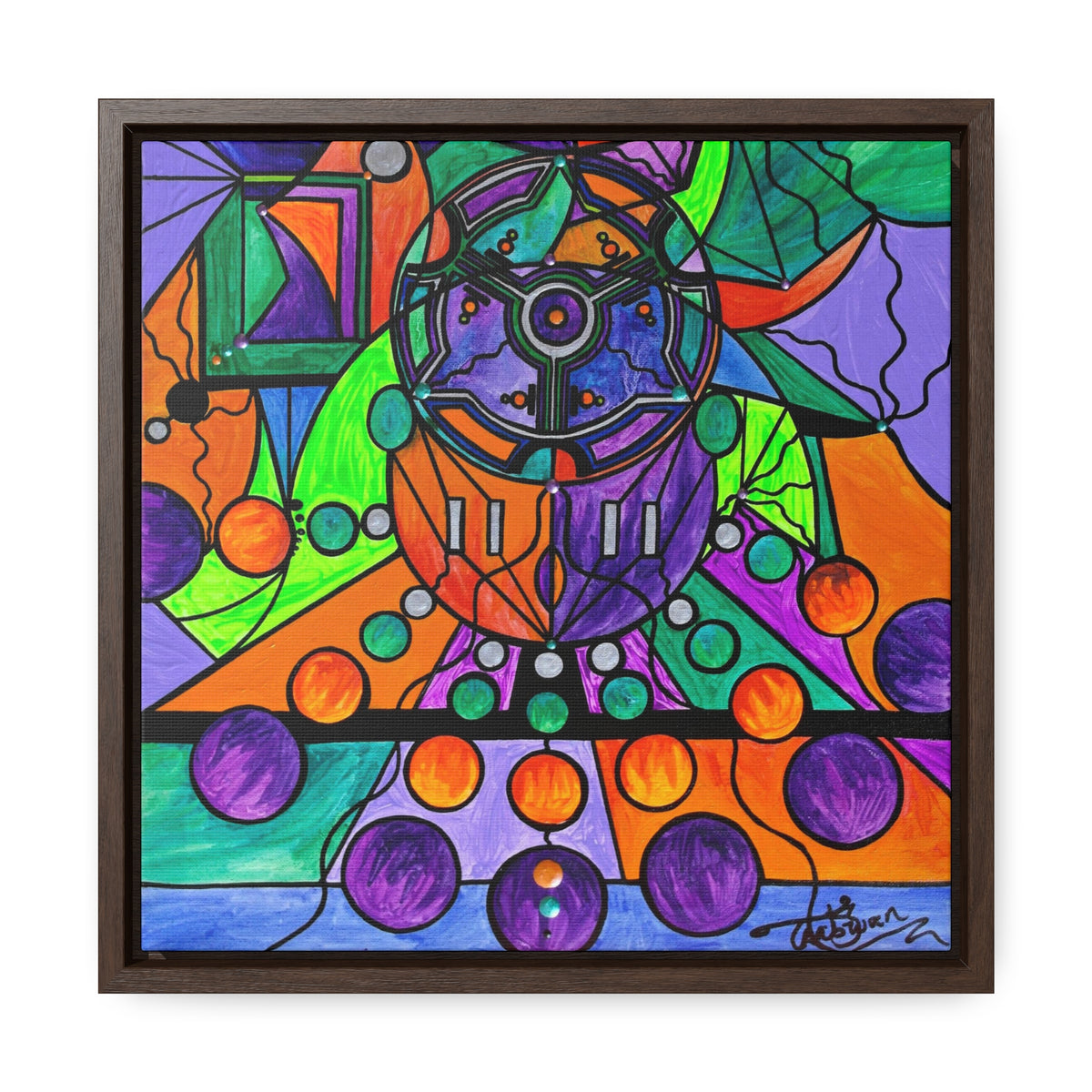 The Sheaf Pleiadian Lightwork Model - Gallery Canvas Wraps, Square Frame
