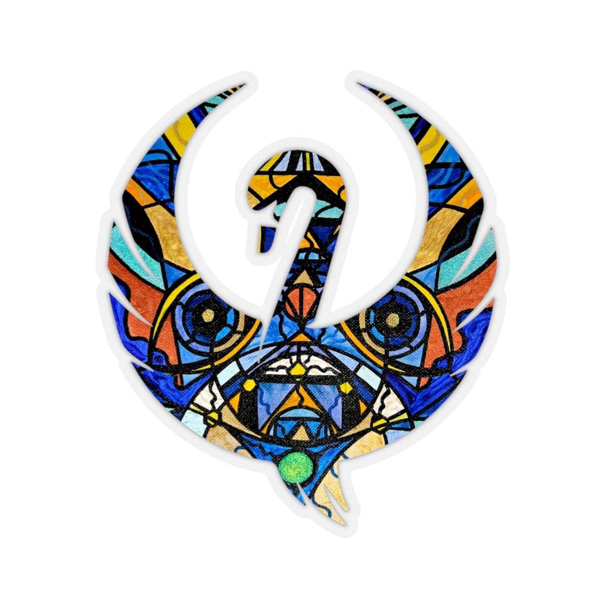 Sirian Solar Invocation Seal - Swan Stickers