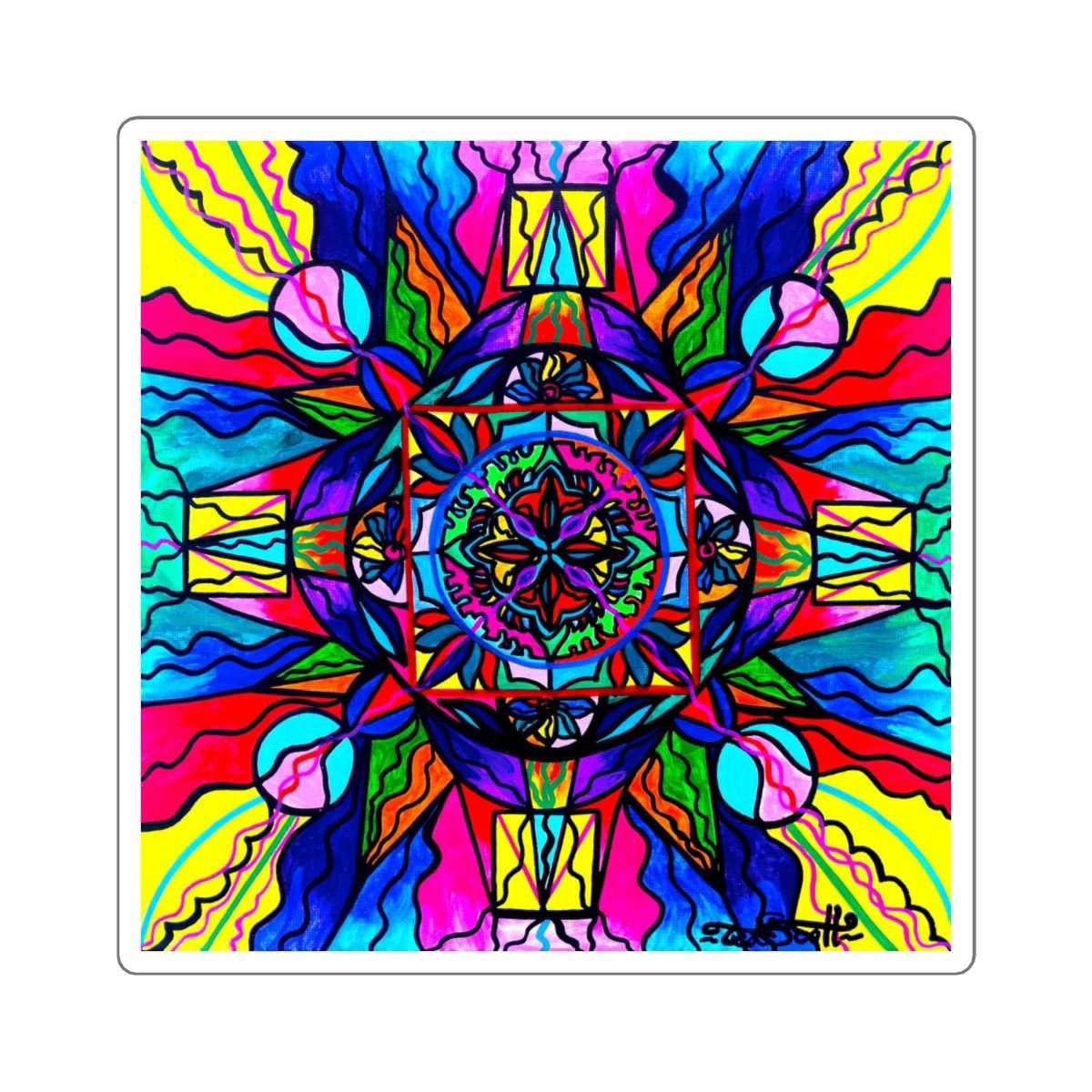Produktivita --Square Stickers