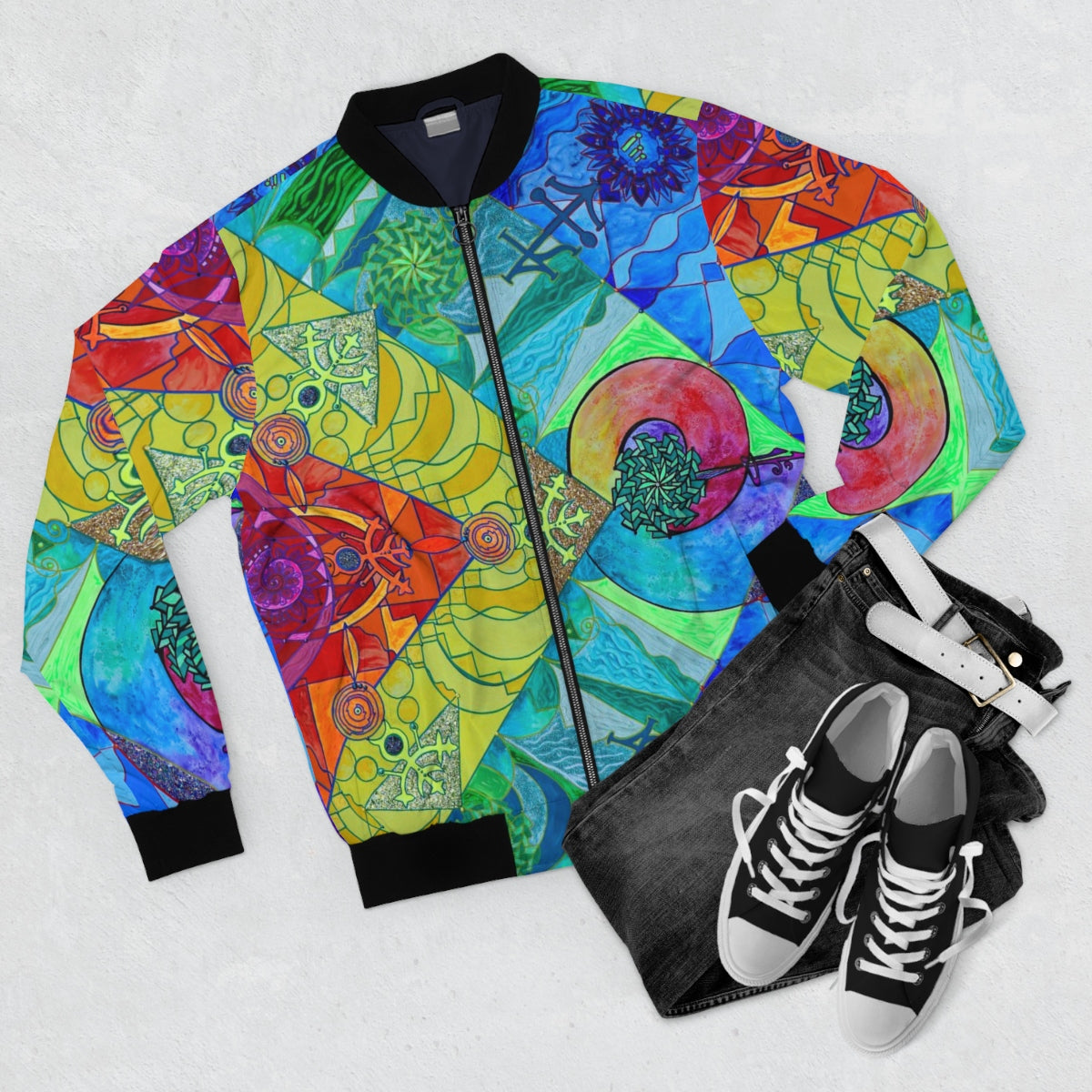 Expansion Pleiadian Lightwork Model - Bomber Jacket