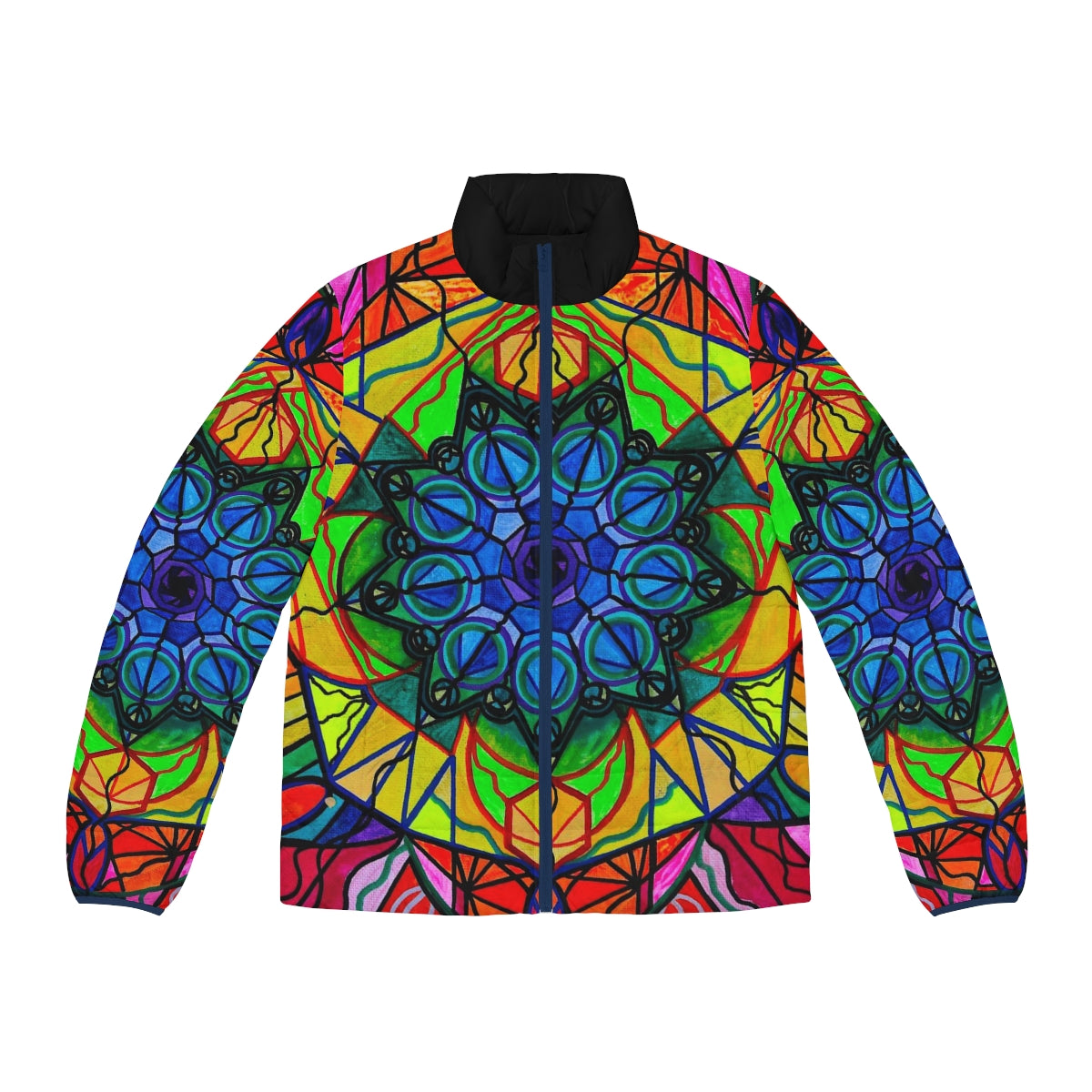 Creativity - Men's Puffer Jacket (AOP)