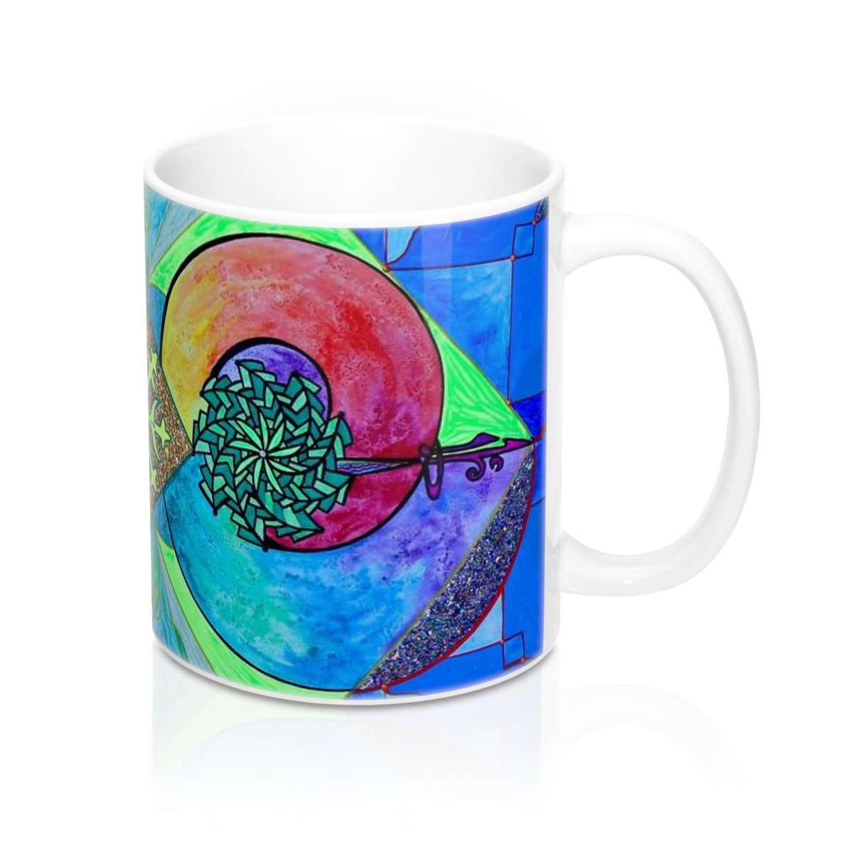 Expanzní plejádský světelný model - hrnek 11oz