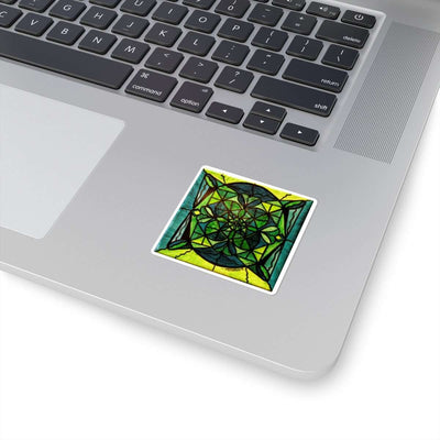 Green - Square Stickers