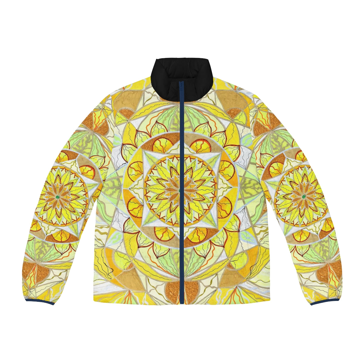 Joy - Men's Puffer Jacket (AOP)