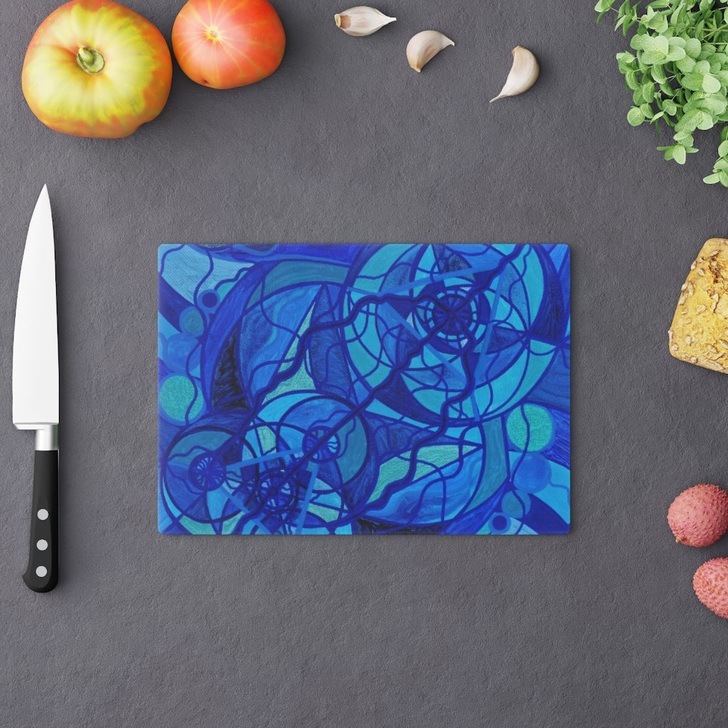 Arcturian Calming Grid - Cutting Board