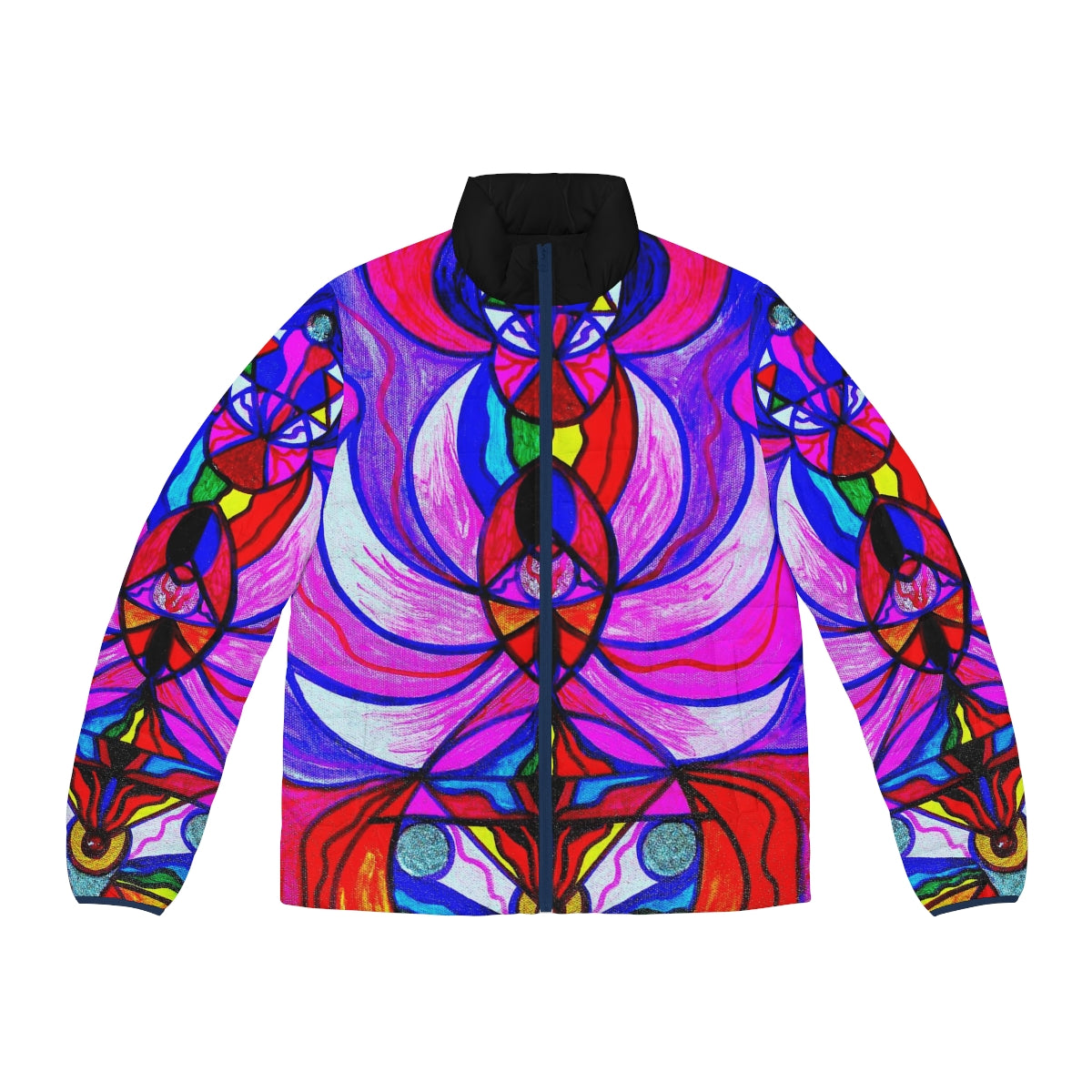 Divine Feminine Activation - Men's Puffer Jacket (AOP)