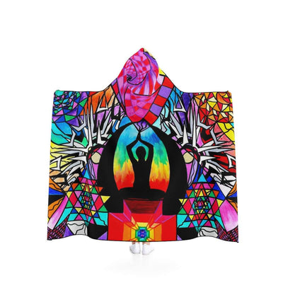 Meditační pomůcka - deka s kapucí