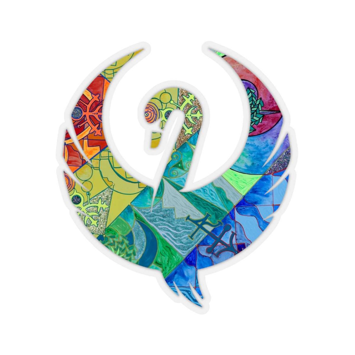 Expansion Pleiadian Lightwork Model - Swan Stickers