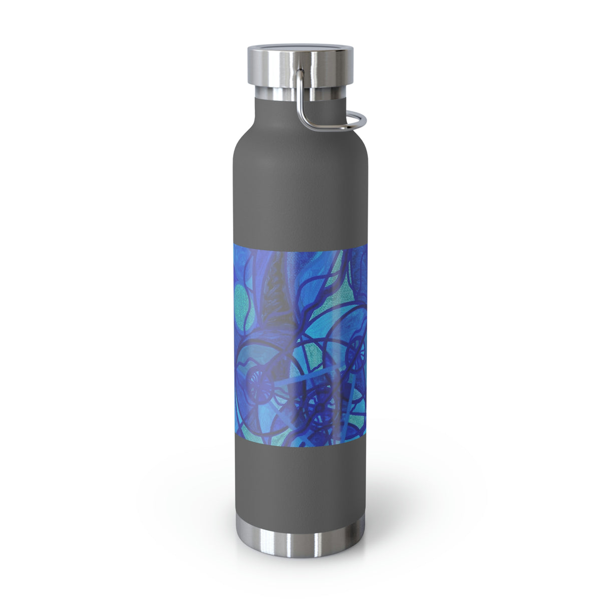 Arcturian Calming Grid - Copper Vacuum Insulated Bottle, 22oz