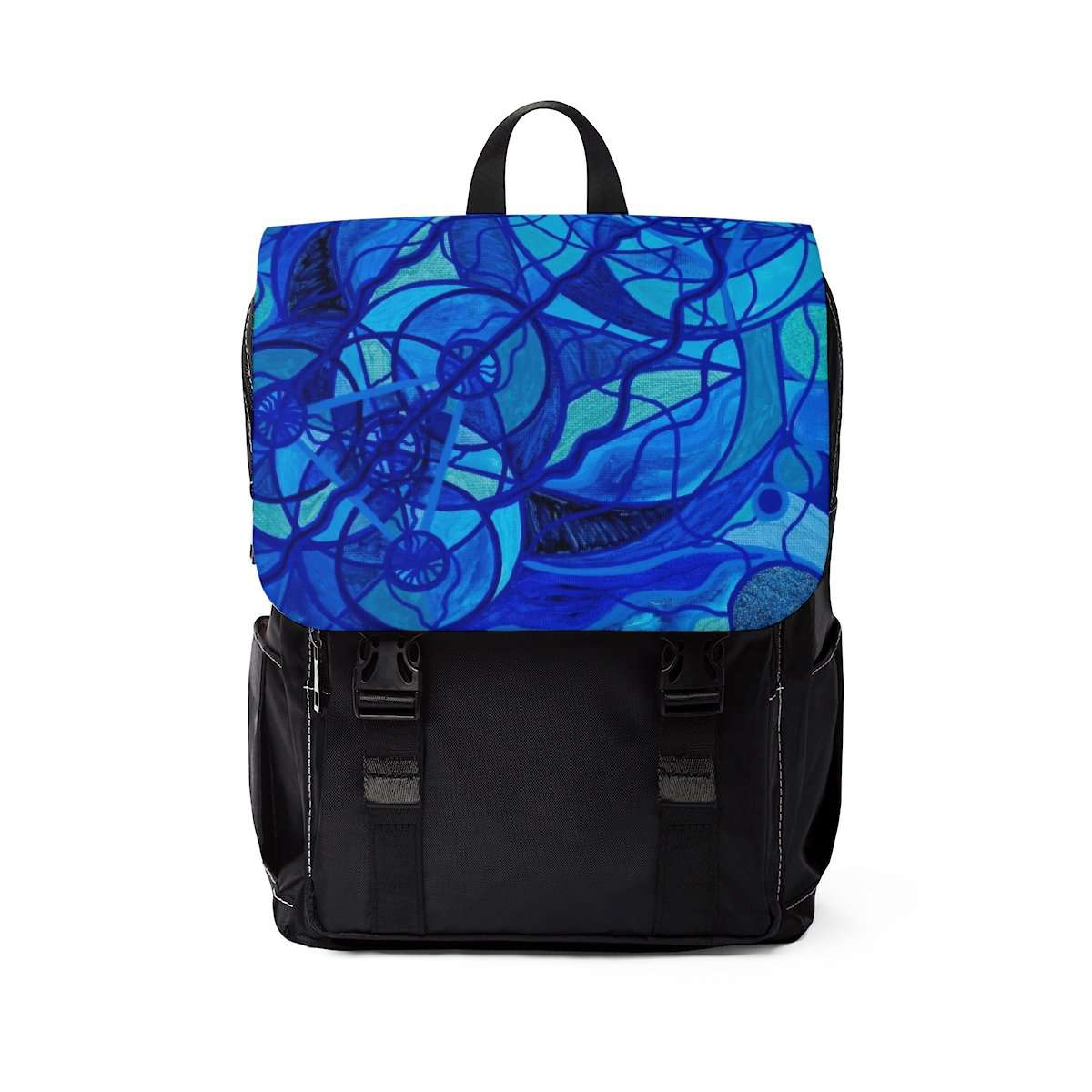 Arcturian Calming Grid - Unisex Casual Shoulder Backpack