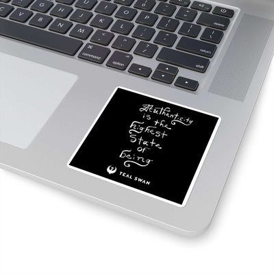 Authenticity Is Quote - Square Stickers