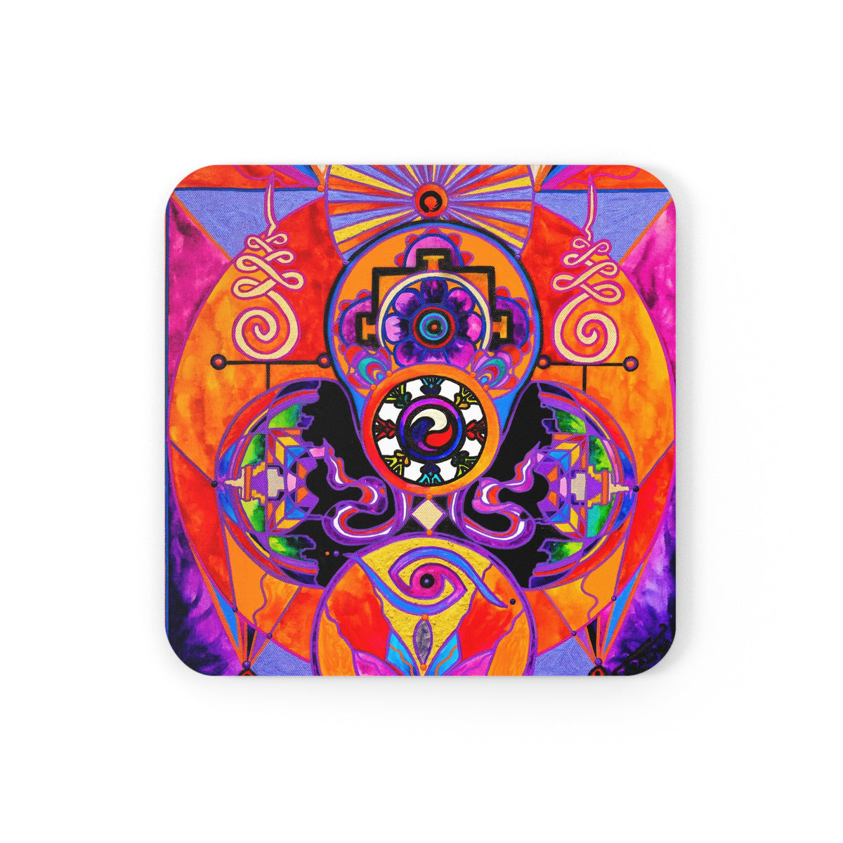 Buddha Consciousness - Cork Back Coaster