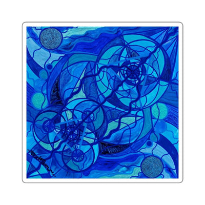 Arcturian Calming Grid - Square Stickers