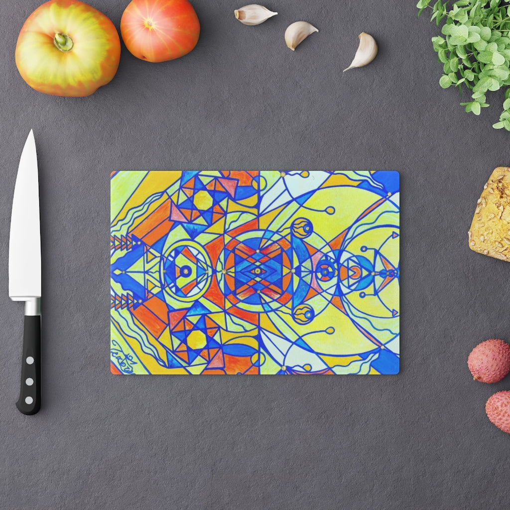 Happiness Pleiadian Lightwork Model - Cutting Board