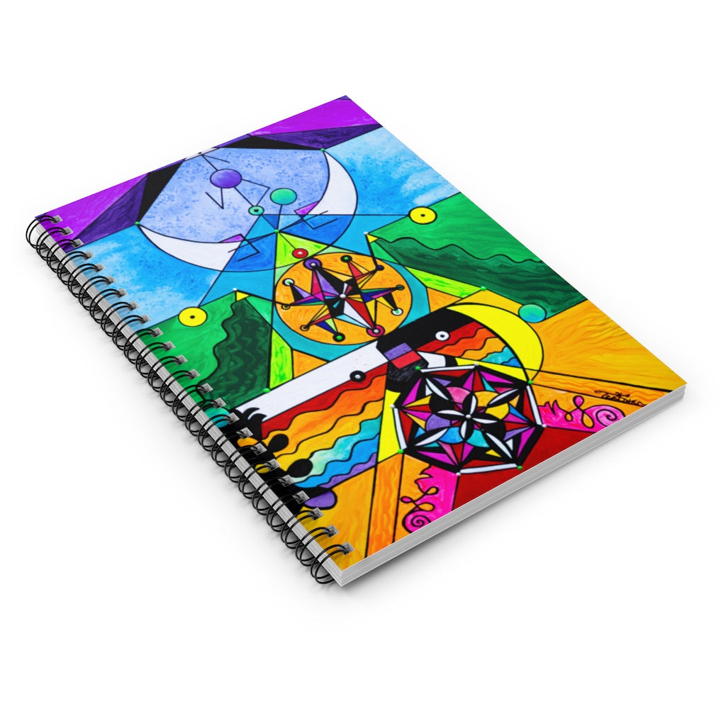Manifestation Lightwork Model - Spiral Notebook
