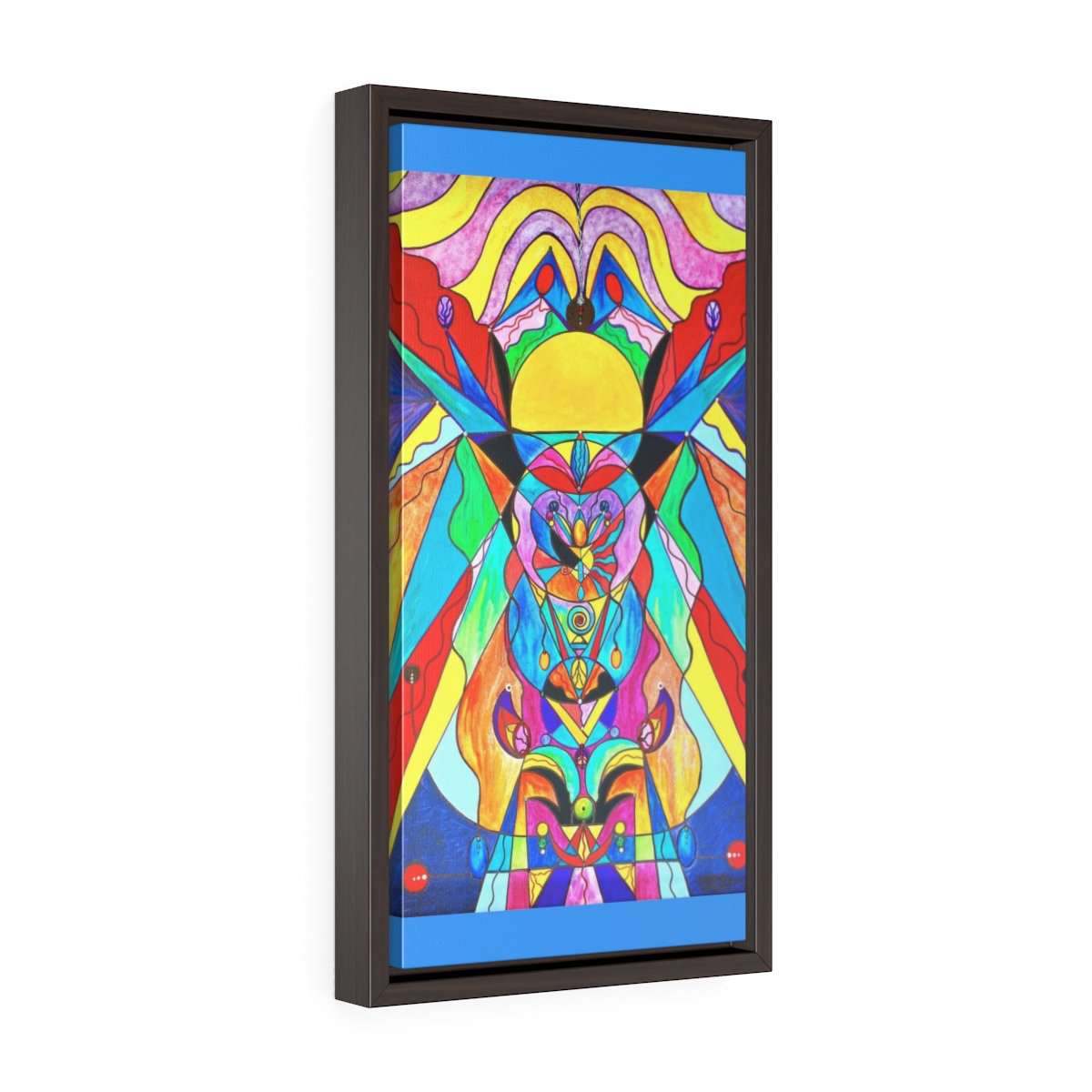 Arcturian Metamorphosis Grid - Vertical Framed Premium Gallery Wrap Canvas