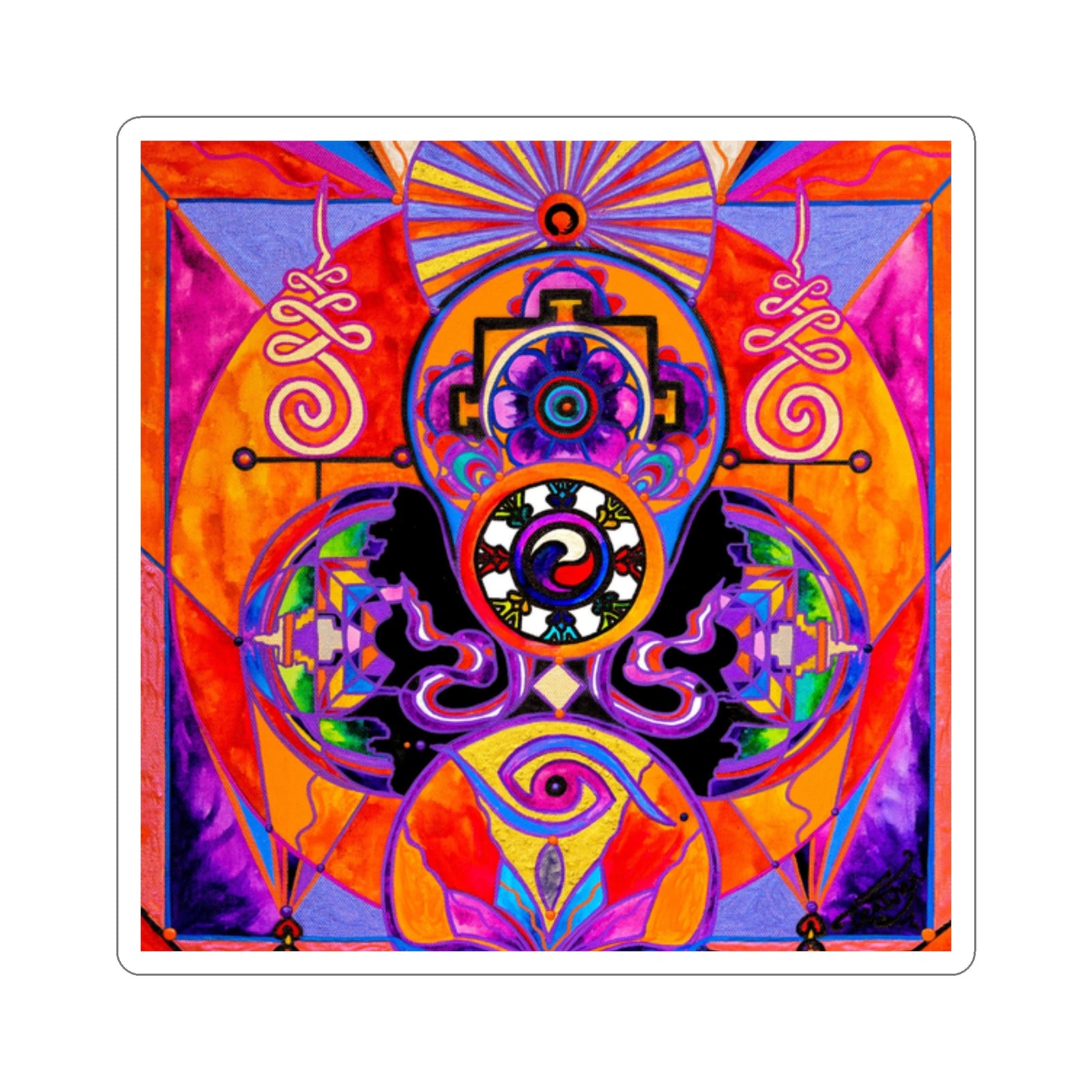 Buddha Consciousness - Square Stickers