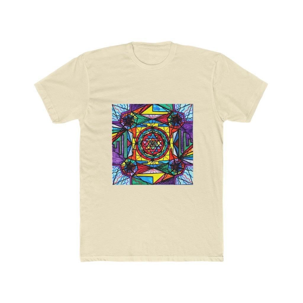 Sri Yantra - Men's Cotton Crew Tee