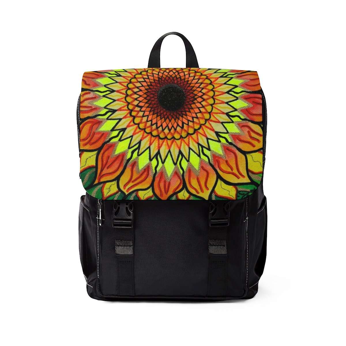 Sunflower - Unisex Casual Shoulder Backpack
