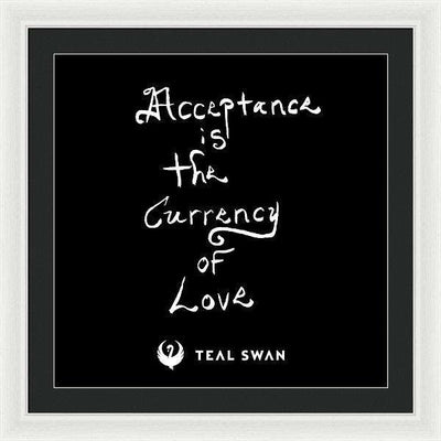Acceptance Quote - Framed Print