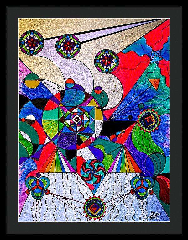 Aether - zarámovaný tisk