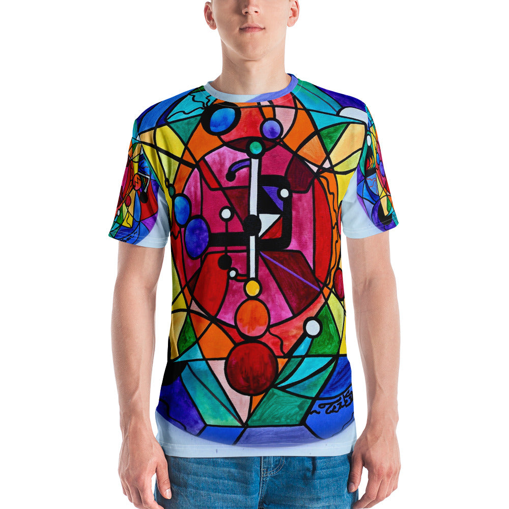 Arcturian Divine Order Grid - Men's T-shirt