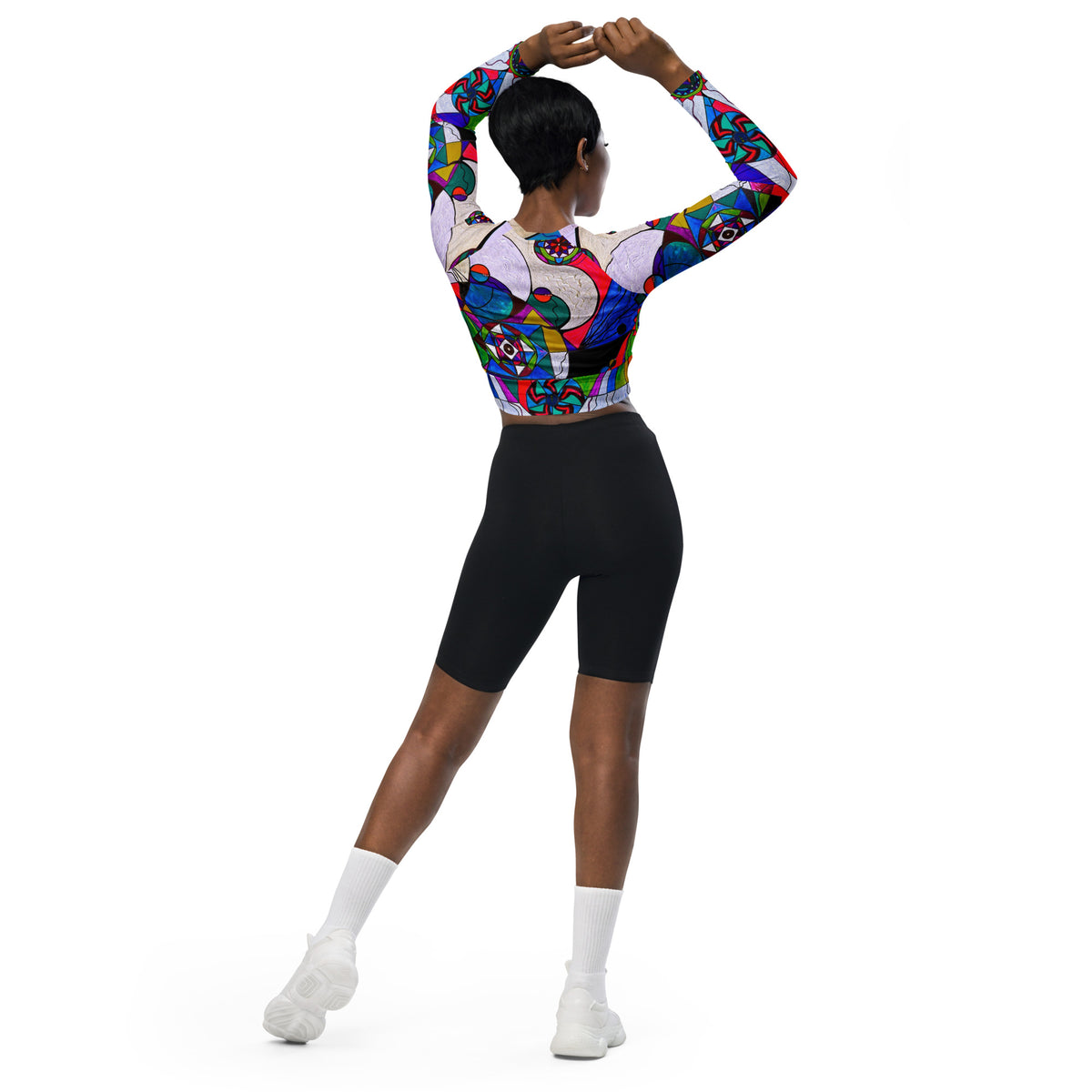 Aether - Recycled long-sleeve crop top