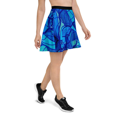 Arcturian Calming Grid - Flared Skirt