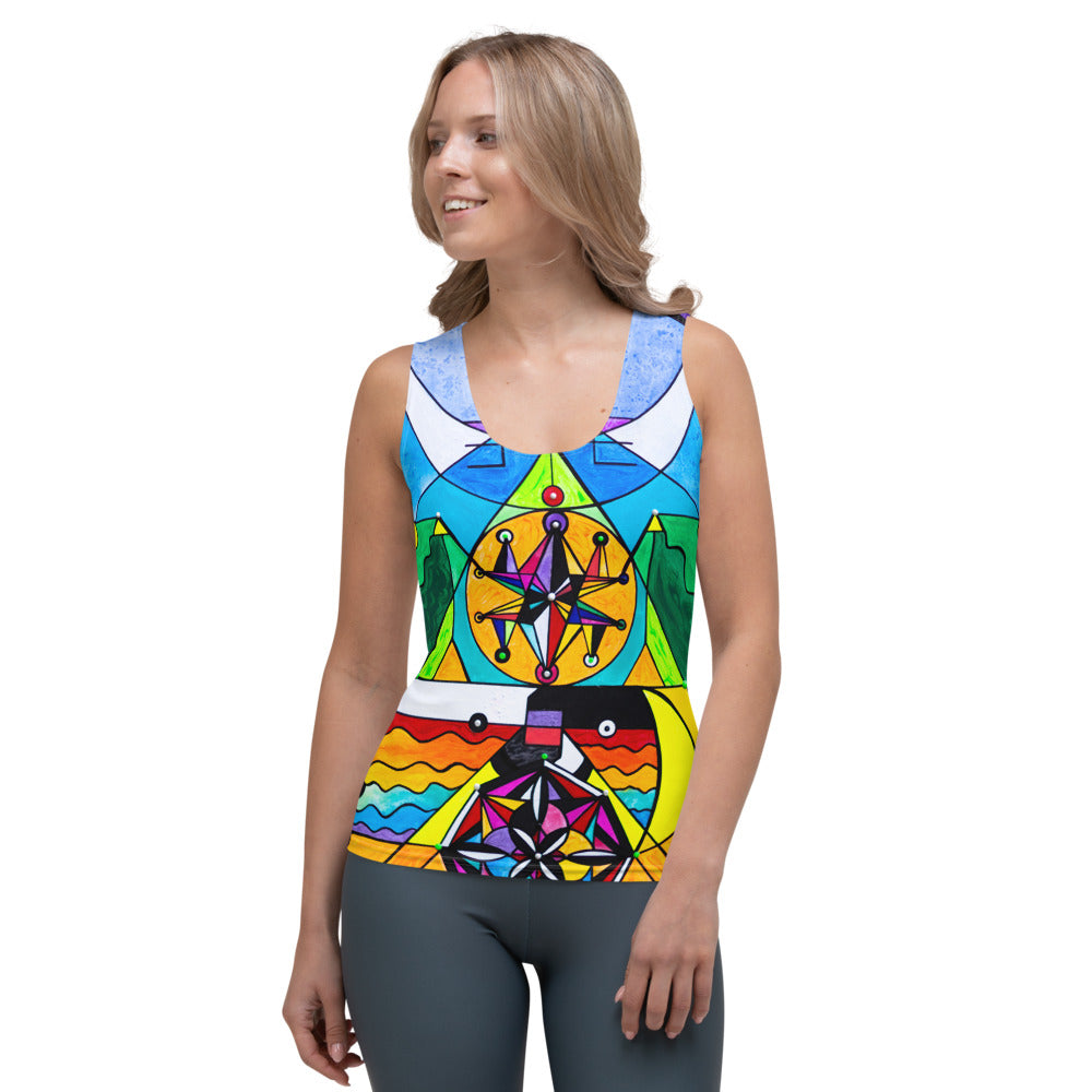 Manifestation Lightwork Model - Sublimation Cut & Sew Tank Top