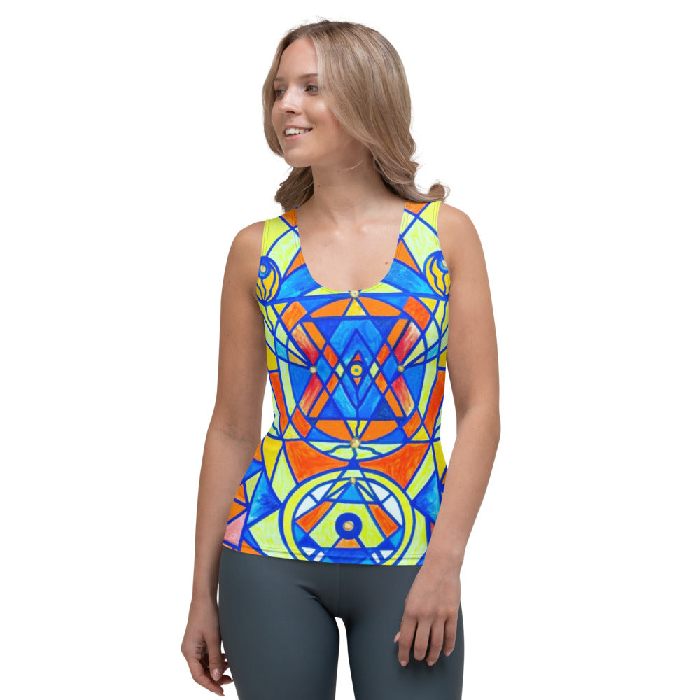 Happiness Pleiadian Lightwork Model - Sublimation Cut & Sew Tank Top