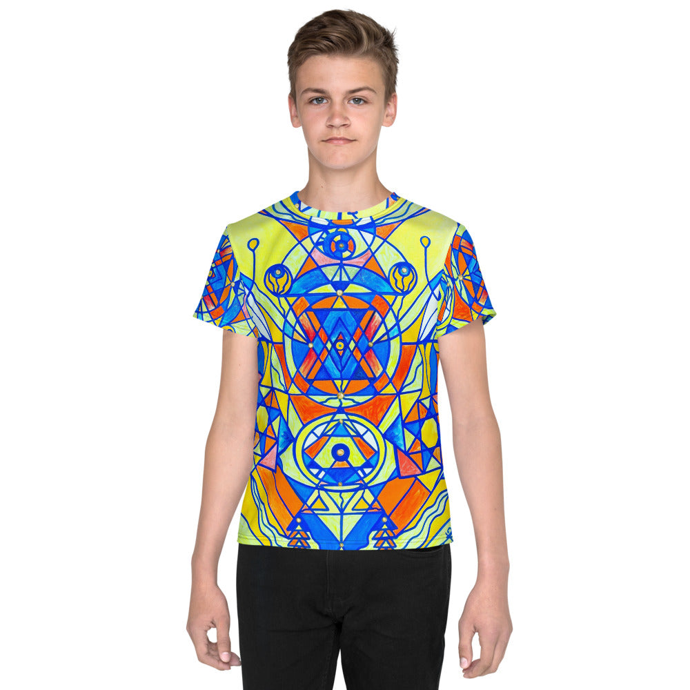 Happiness Pleiadian Lightwork Model - Youth crew neck t-shirt