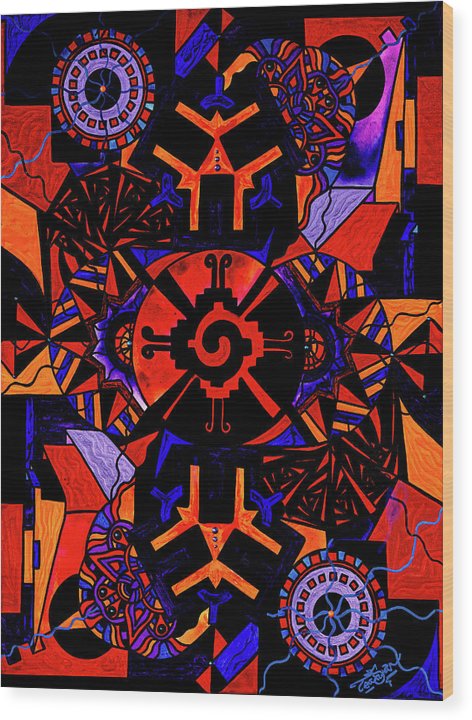 Alnilam Strength Grid - Wood Print