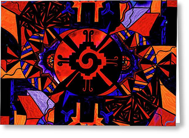 Alnilam Strength Grid - Greeting Card