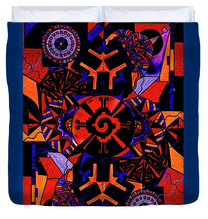 Alnilam Strength Grid - Duvet Cover