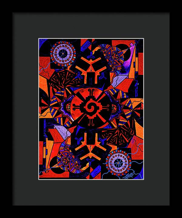 Alnilam Strength Grid - Framed Print