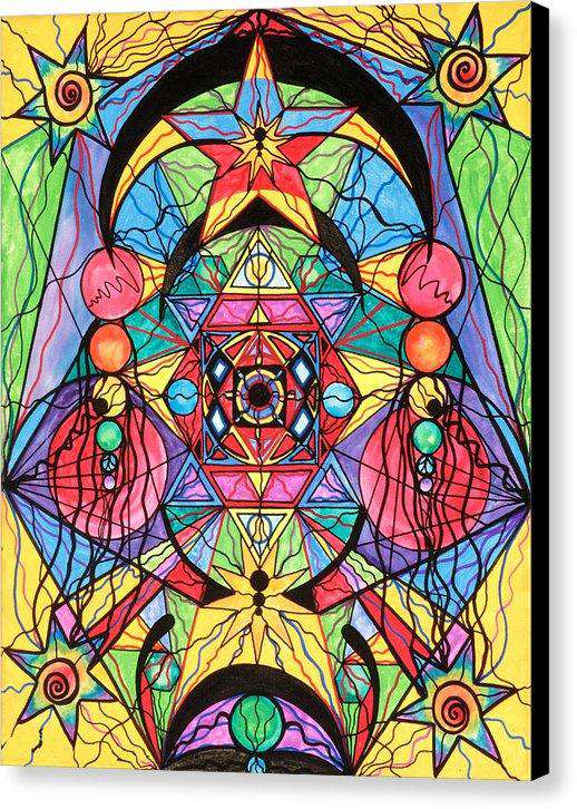 Arcturian Ascension Grid - Canvas Print