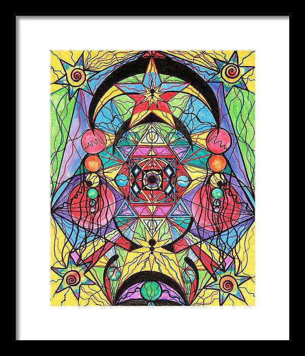 Arcturian Ascension Grid - Framed Print