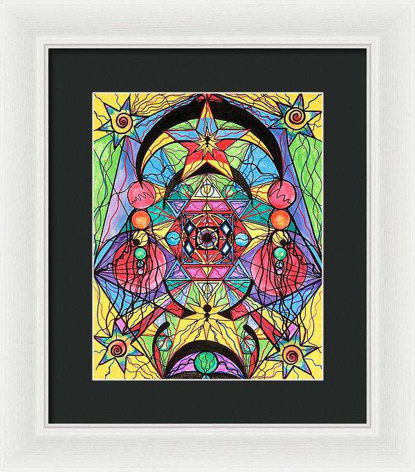 Arcturian Ascension Grid - Framed Print