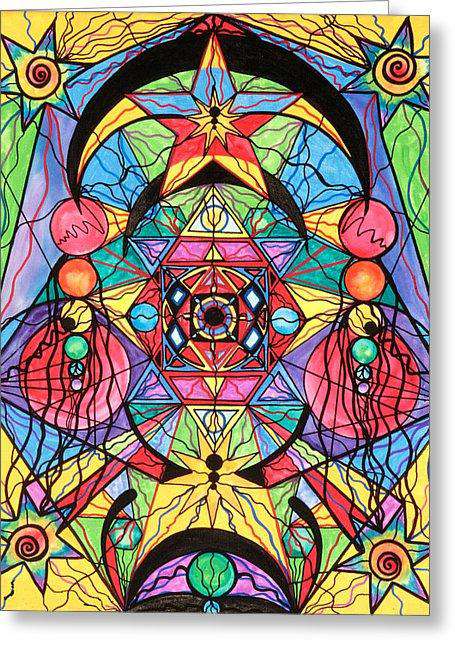 Arcturian Ascension Grid - Greeting Card