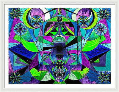 Arcturian Astral Travel Grid  - Framed Print