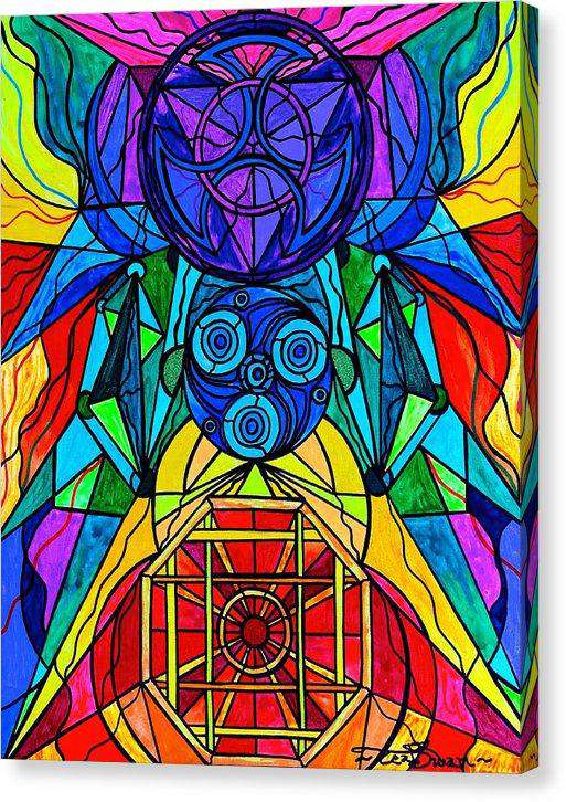 Arcturian Conjunction Grid - Canvas Print