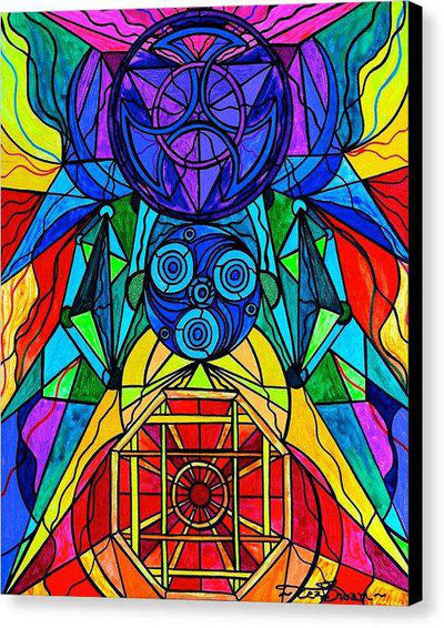 Arcturian Conjunction Grid - Canvas Print