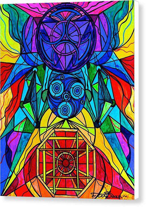 Arcturian Conjunction Grid - Canvas Print