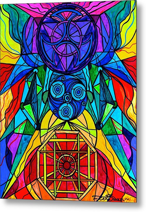 Arcturian Conjunction Grid - Metal Print