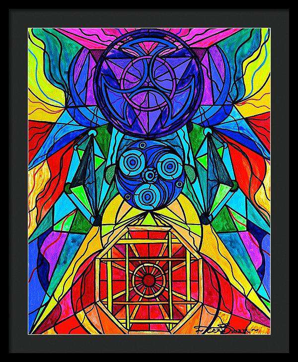 Arcturian Conjunction Grid - Framed Print