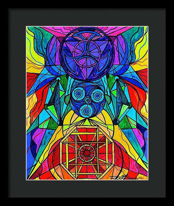 Arcturian Conjunction Grid - Framed Print